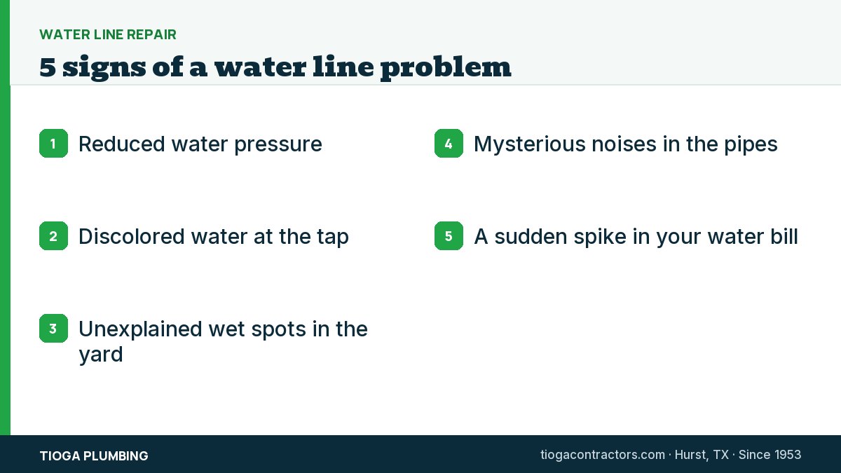multiple blue water pipes | water line repair bedford tx hurst tx arlington tx