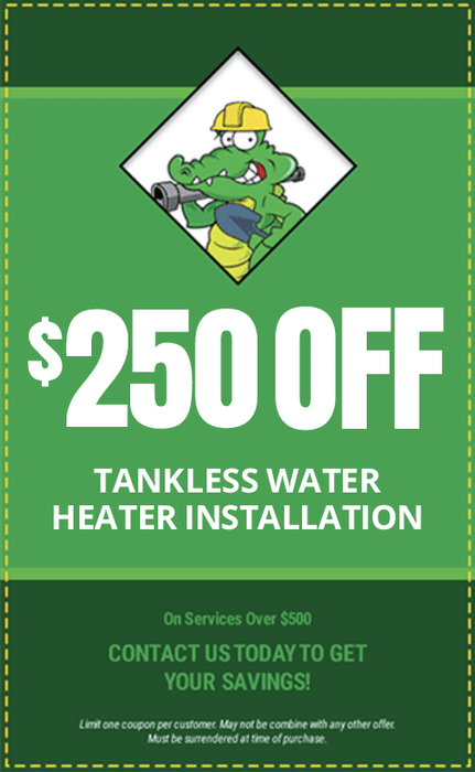 $250 Off Tankless Water Heater Installation Coupon | Tioga Plumbing & Electric