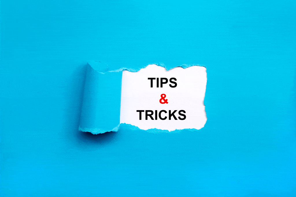 tips and tricks written on paper with blue background garbage disposals bedford tx arlington tx 